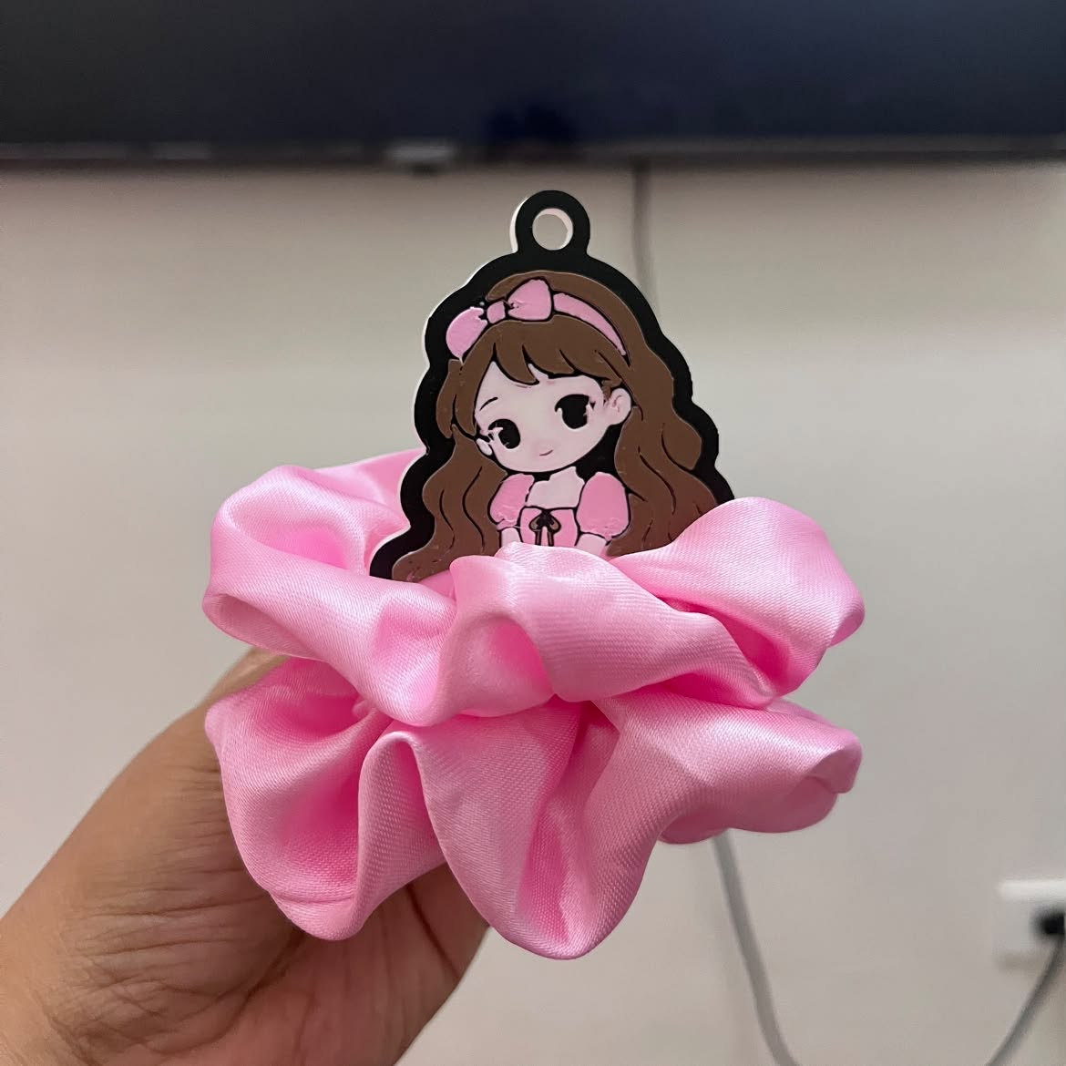 Hair Tie Ball Gown Keychain – 3MF File