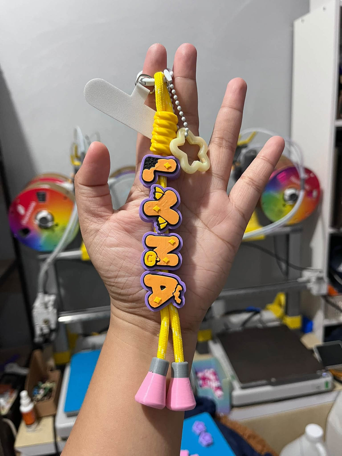Personalized Paracord Phone Strap Bundle - 3MF File