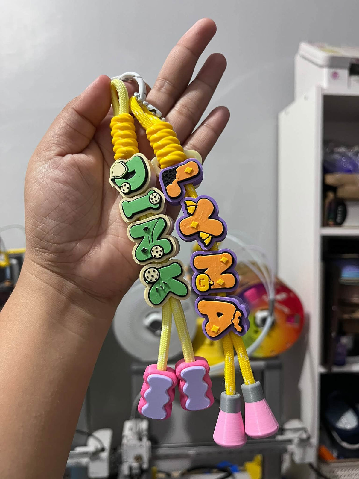 Personalized Paracord Phone Strap Bundle - 3MF File