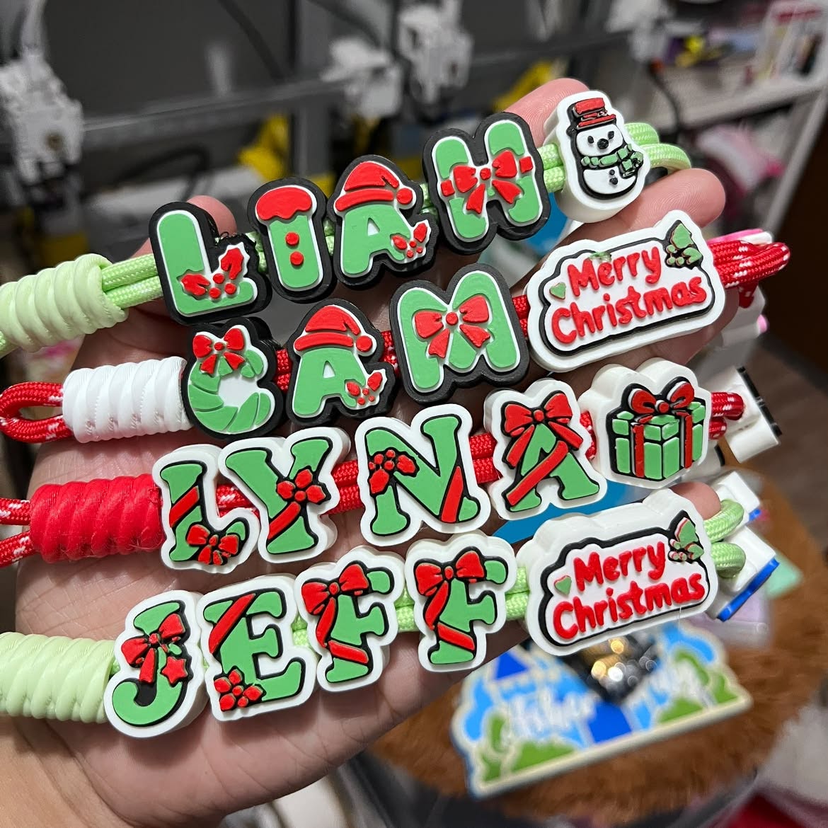 Personalized Paracord Phone Strap Bundle - 3MF File
