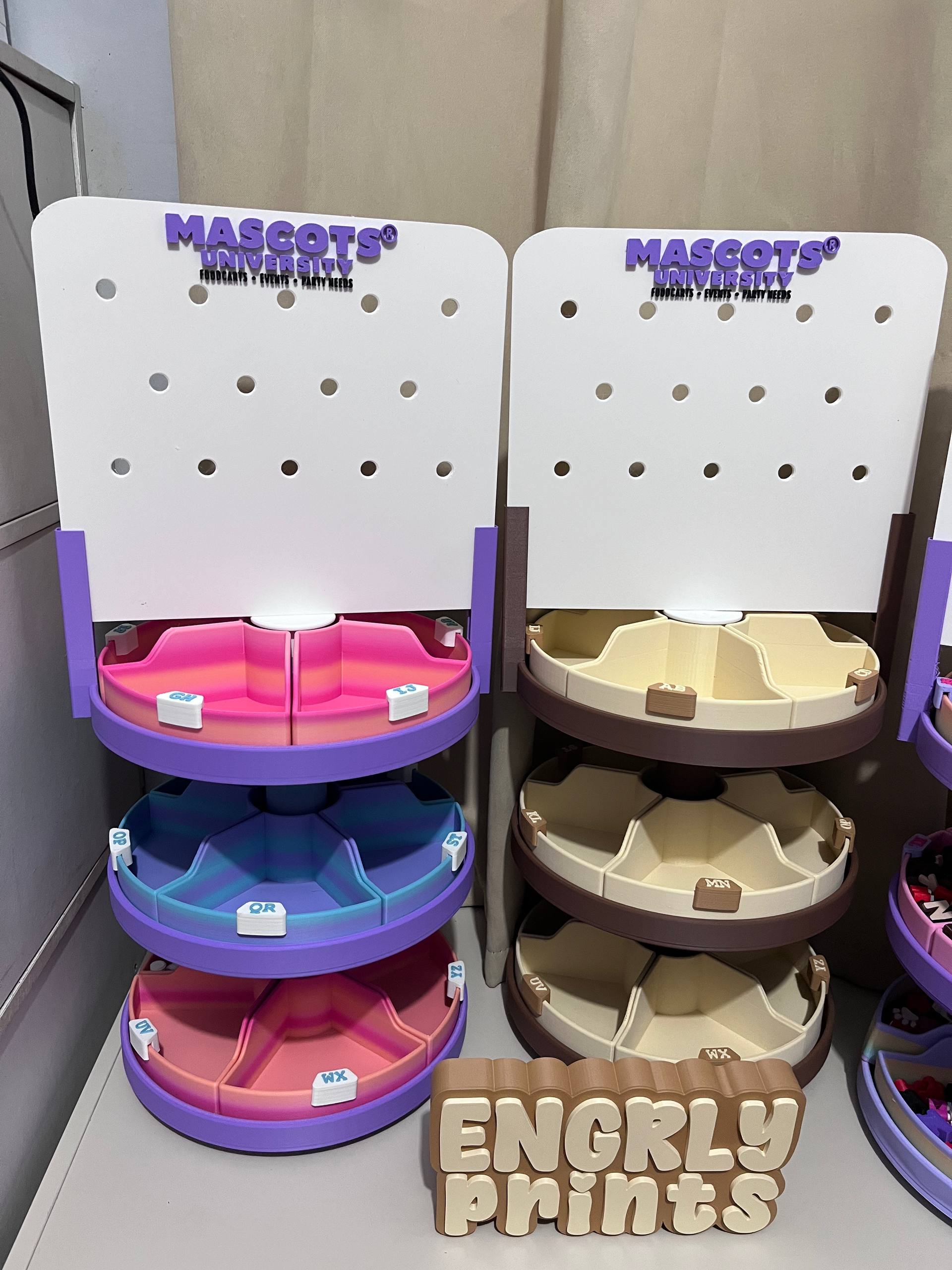 3D Printed Rotating Charm Stand - 3MF File