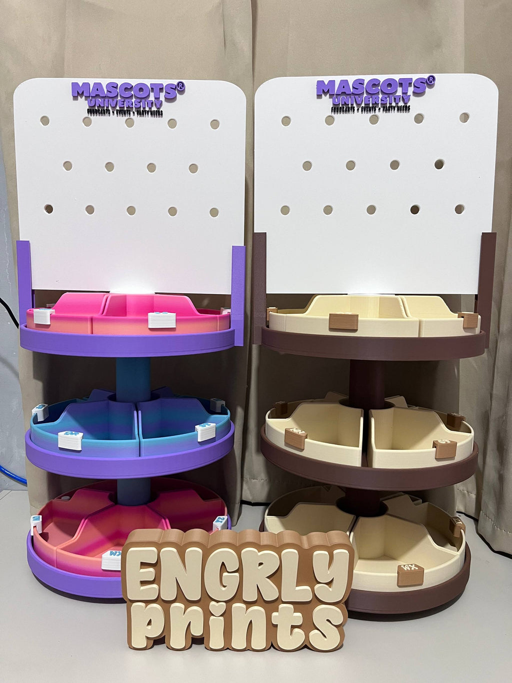 3D Printed Rotating Charm Stand - 3MF File